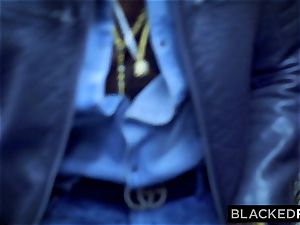 BLACKEDRAW 2 bombshells tear up phat big black cock On Bus!